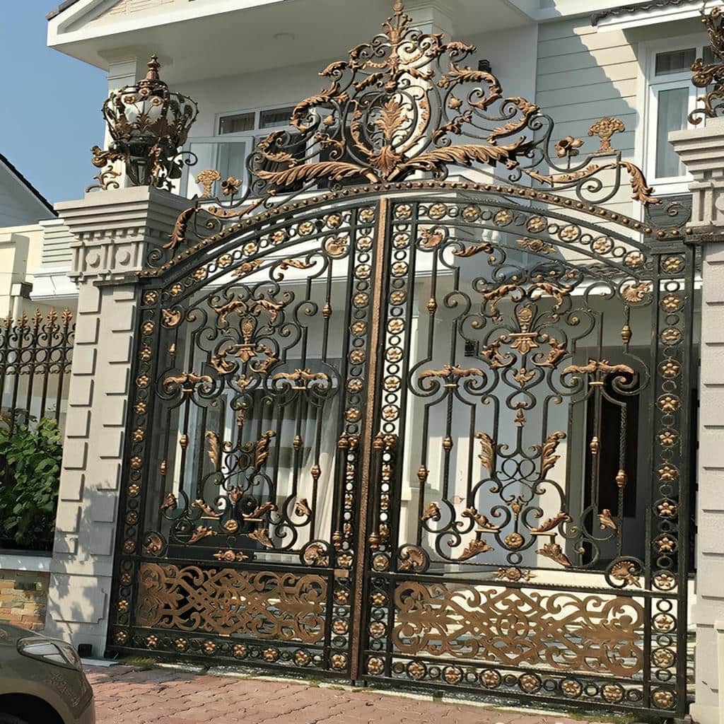 خرید درب حیاط فلزی پروفیل سنگین در اراک