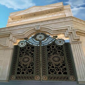درب حیاط فلزی در فشم