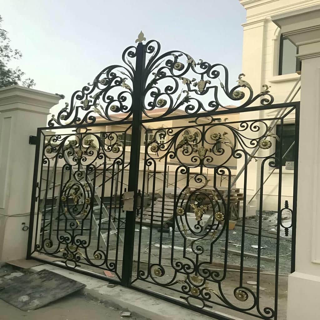درب حیاط فلزی در سمنان
