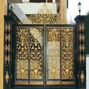 درب حیاط فلزی در قزوین