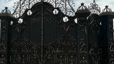 درب حیاط فلزی در استان خوزستان