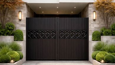 درب حیاط فلزی در ساوه