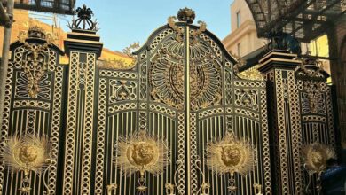 درب حیاط فلزی در پرند