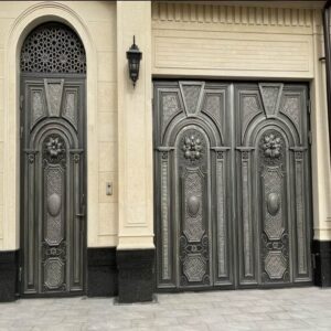 درب حیاط فلزی در خرم آباد