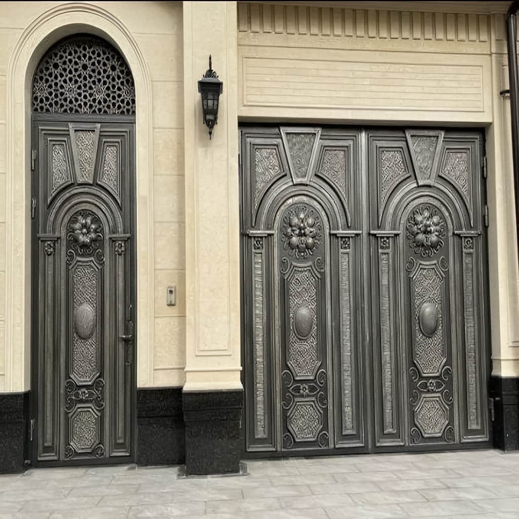 درب حیاط فلزی در خرم آباد درب حیاط فلزی در خرم آباد