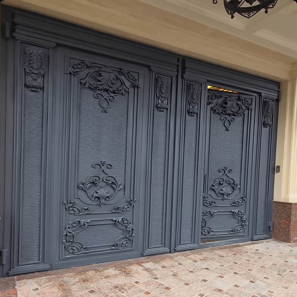 خرید درب حیاط فلزی فرفورژه در گرگان
