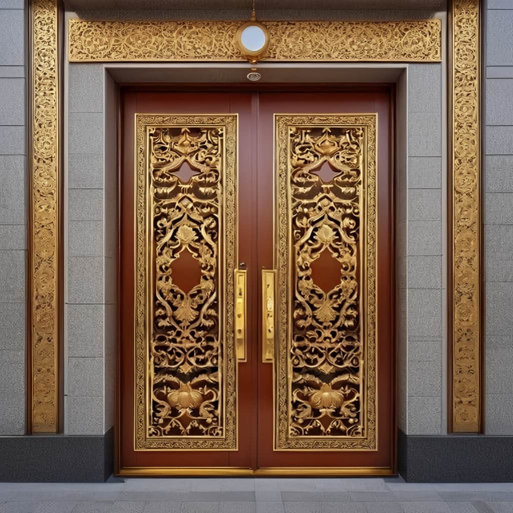 خرید درب حیاط فلزی فرفورژه در طالقان