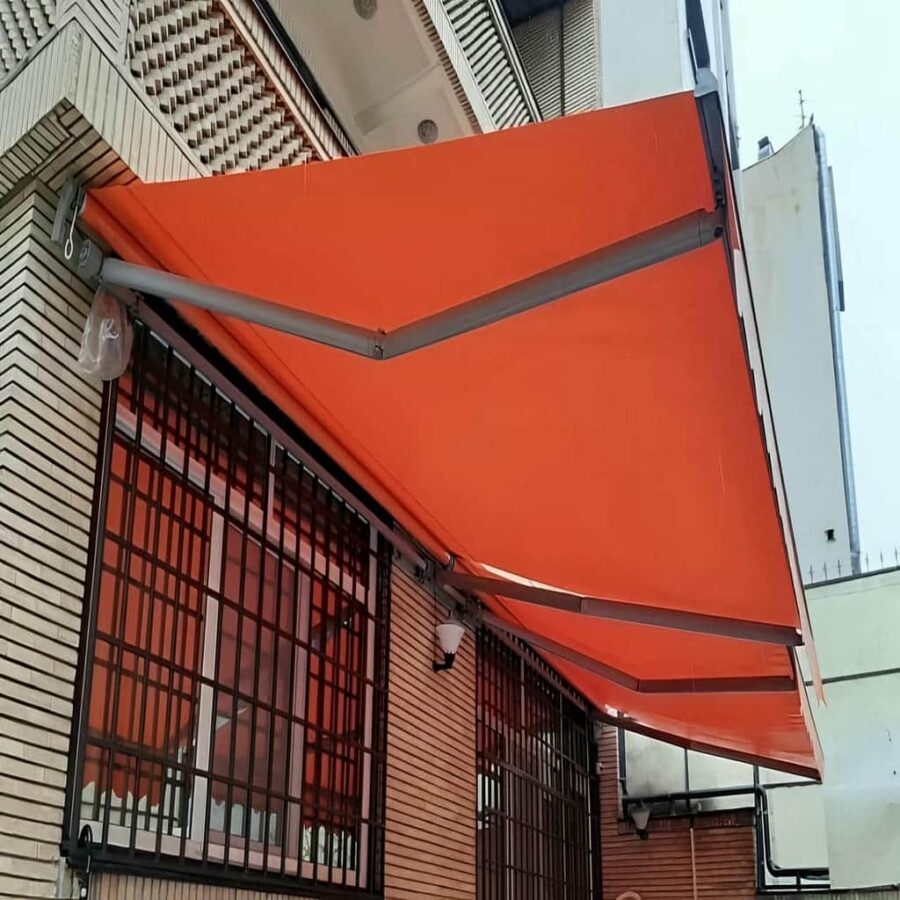 نصب استاندارد سایبان برقی تراس و بالکن