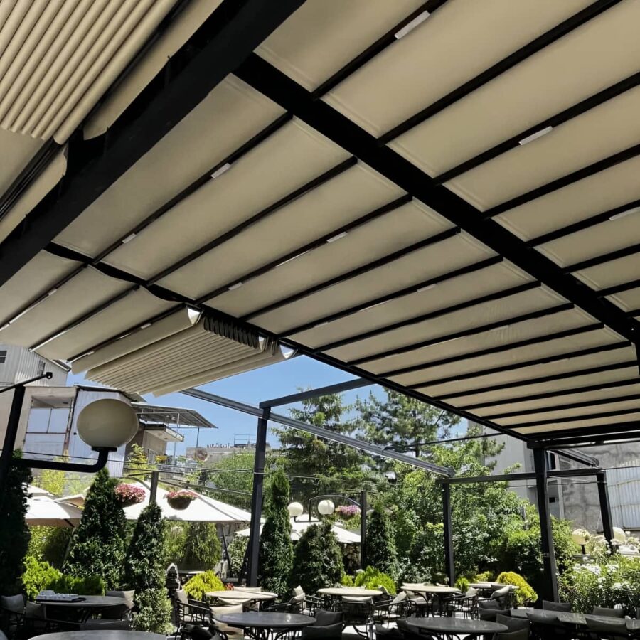 سقف برقی کاربردی حیاط