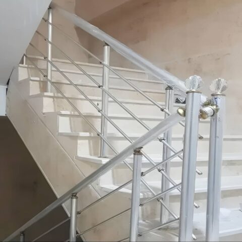 نرده استیل طلایی لوکس