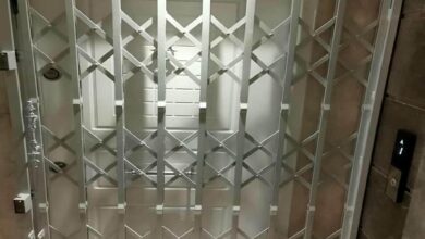 6 مدل درب آکاردئونی ضد سرقت آپارتمان