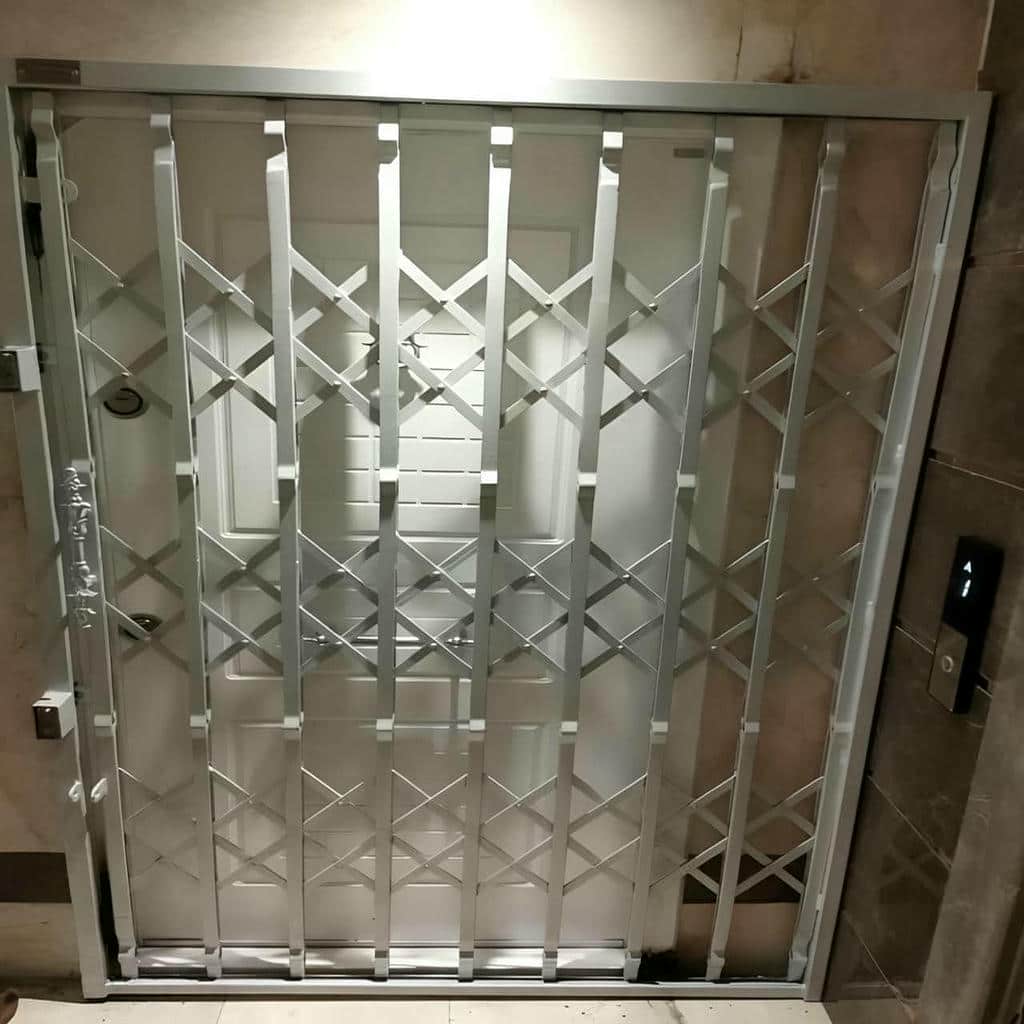 6 مدل درب آکاردئونی ضد سرقت آپارتمان