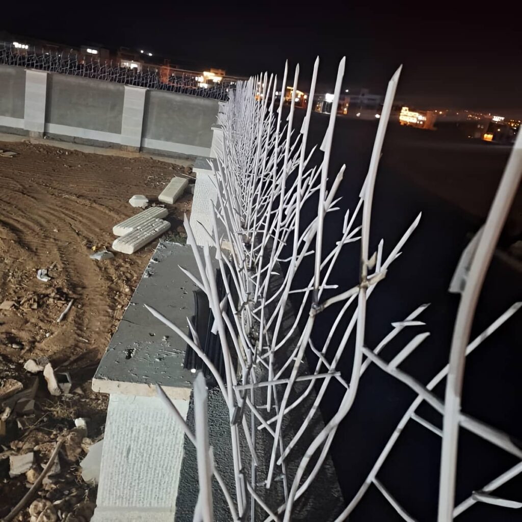 سفارش حفاظ شاخ گوزنی میلگرد خمکاری با رنگ سفارشی