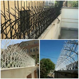 13 طرح حفاظ شاخ گوزنی دیوار باغ ویلا