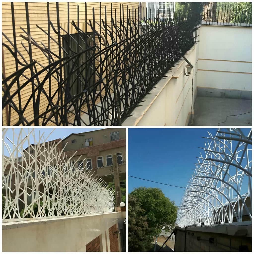 13 طرح حفاظ شاخ گوزنی دیوار باغ ویلا