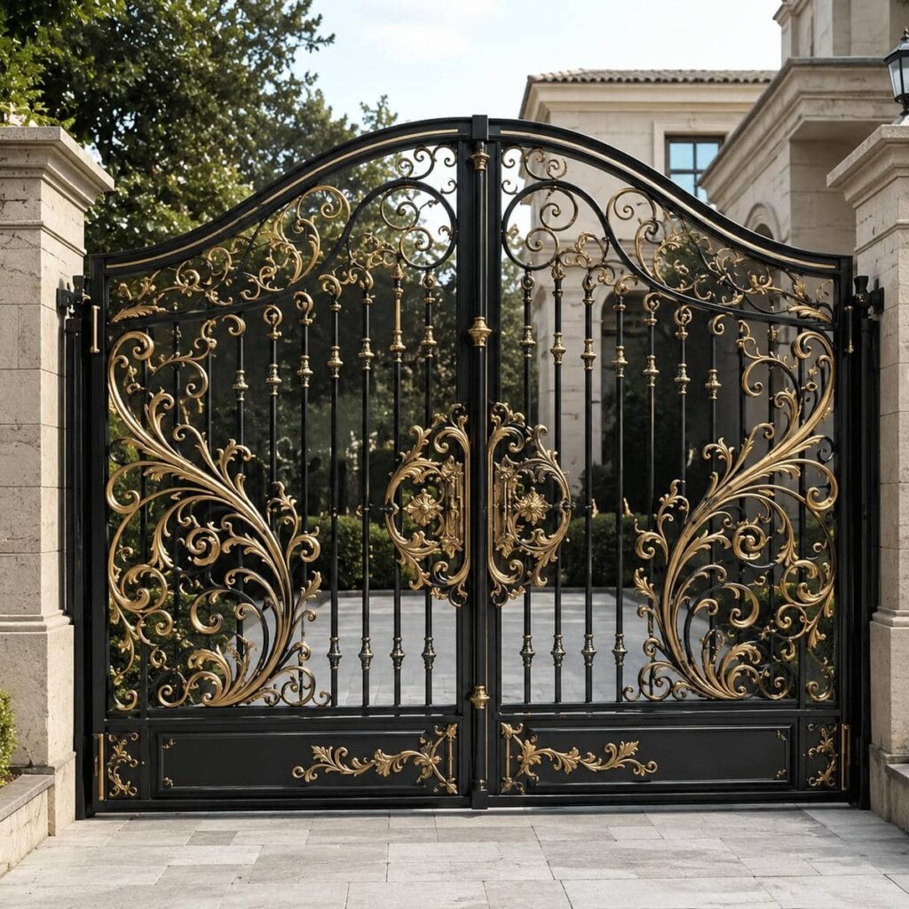 12 مدل درب پارکینگ مدرن پنل مشبک