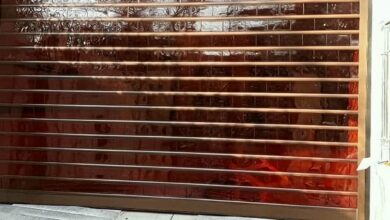 10 مدل کرکره برقی رنگی نمای فروشگاه