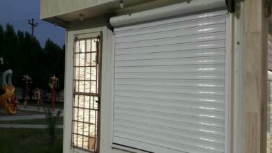 8 طرح کرکره برقی پنجره امنیتی