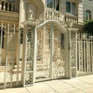 13 طرح درب حیاط برش لیزری هندسی