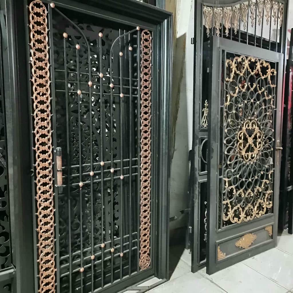 ساخت درب نفررو ویلایی با برش لیزری هندسی