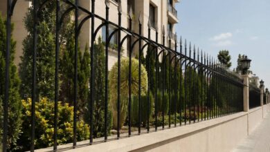 6 طرح حفاظ دیوار ویلا نمای سنگی