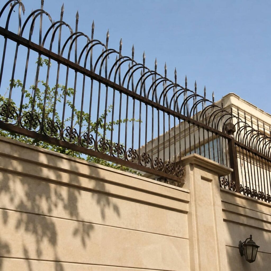 خرید نرده حفاظ دیوار ساده هماهنگ با نمای ساختمان خرید نرده حفاظ دیوار ساده هماهنگ با نمای ساختمان
