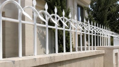 7 نمونه حفاظ دیوار مدرن خطی