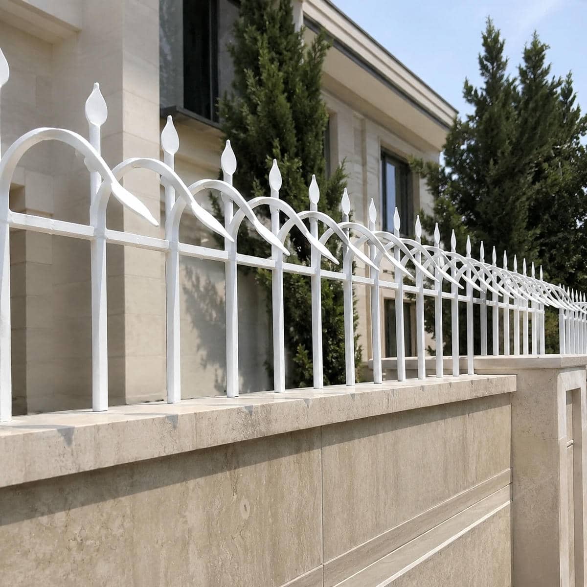 7 نمونه حفاظ دیوار مدرن خطی