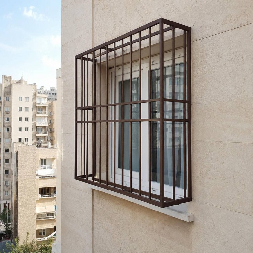 سفارش حفاظ پنجره شبکه هندسی متناسب با نمای مدرن