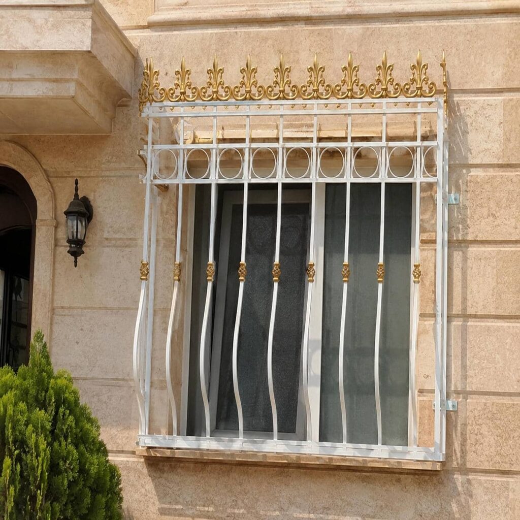 سفارش حفاظ پنجره قوسی کتیبه دار با طرح اختصاصی