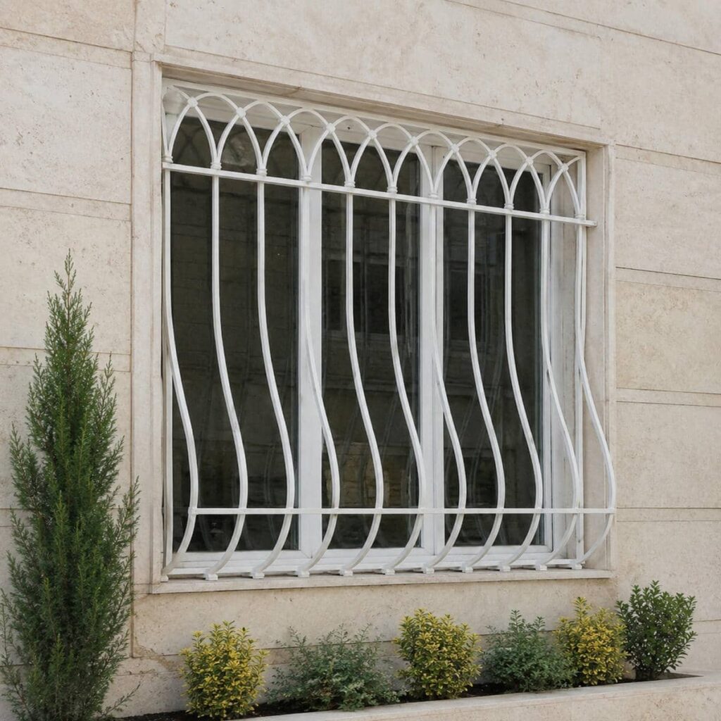 حفاظ پنجره ساده خطی افقی برای پنجره عریض