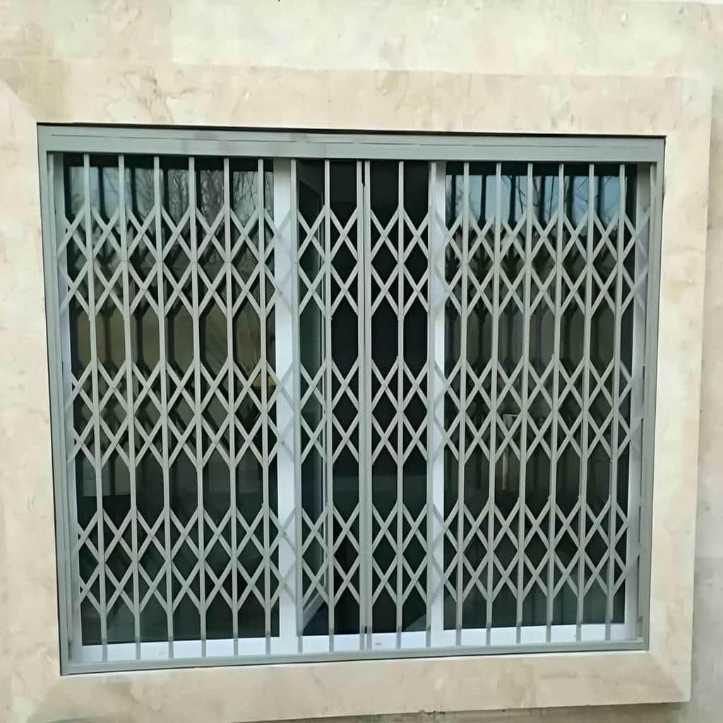 8 نمونه حفاظ پنجره ریلی بازشو