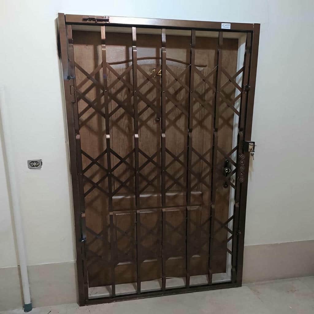 نرده آکاردئونی مدل جمع شونده ساختمان جدید نرده آکاردئونی مدل جمع شونده ساختمان جدید
