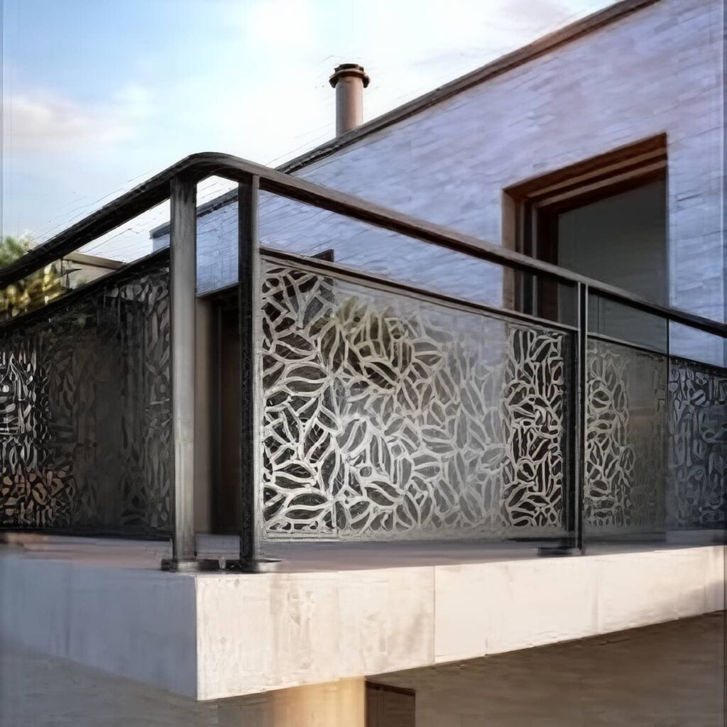 نرده کلاسیک بالکن آماده نصب تخصصی