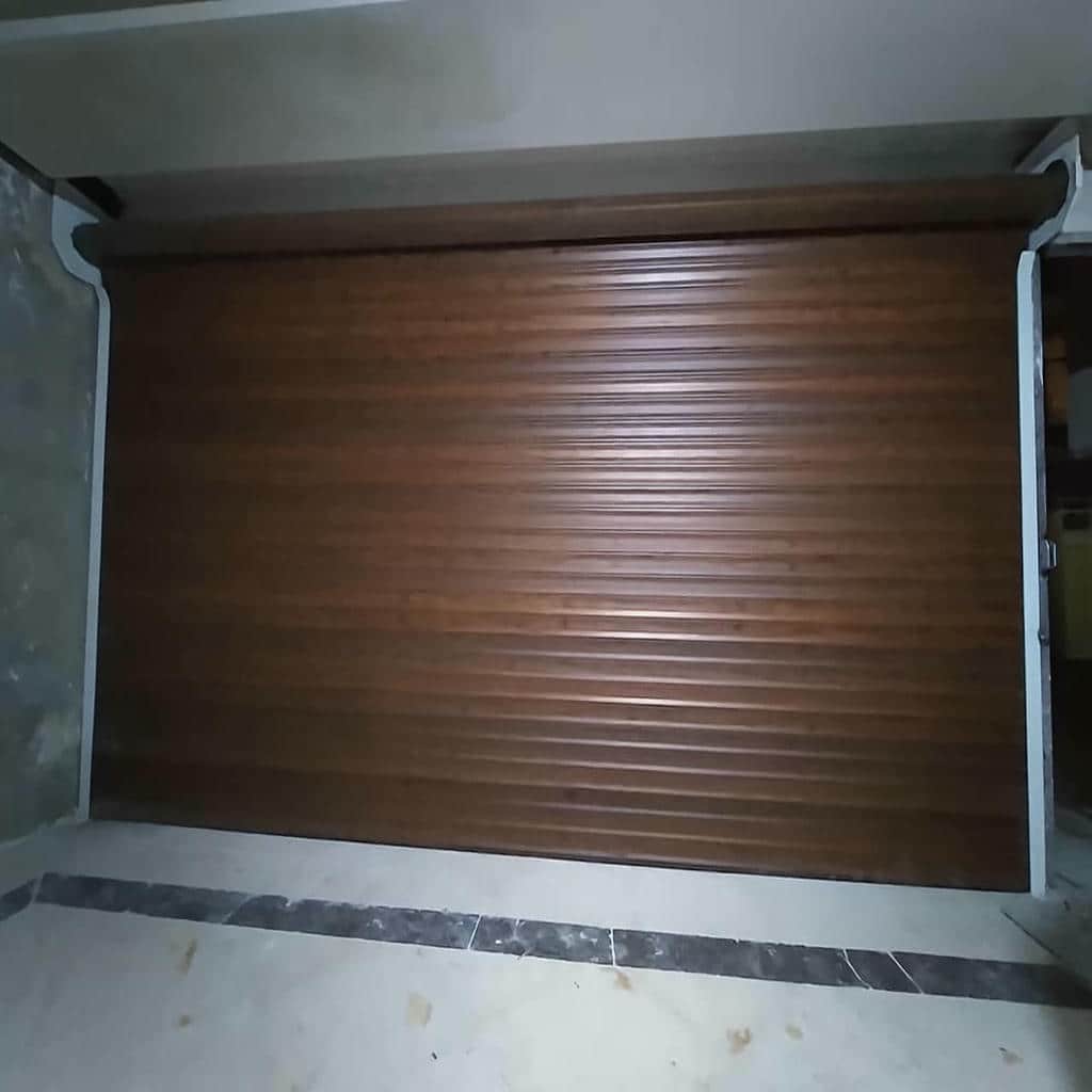 کرکره مغازه متناسب با قاب کم عرض