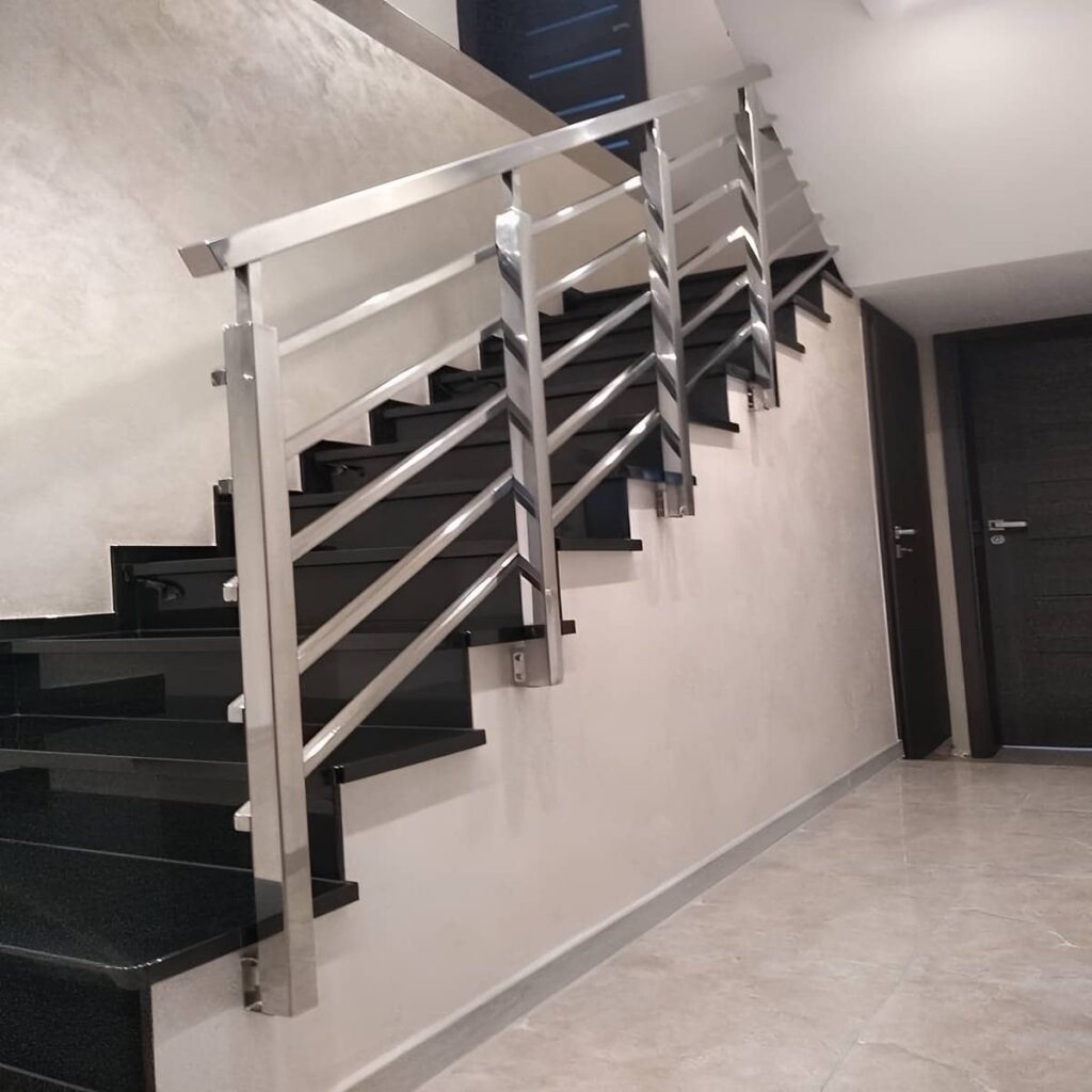 نرده استیل بالکن آماده نصب تخصصی