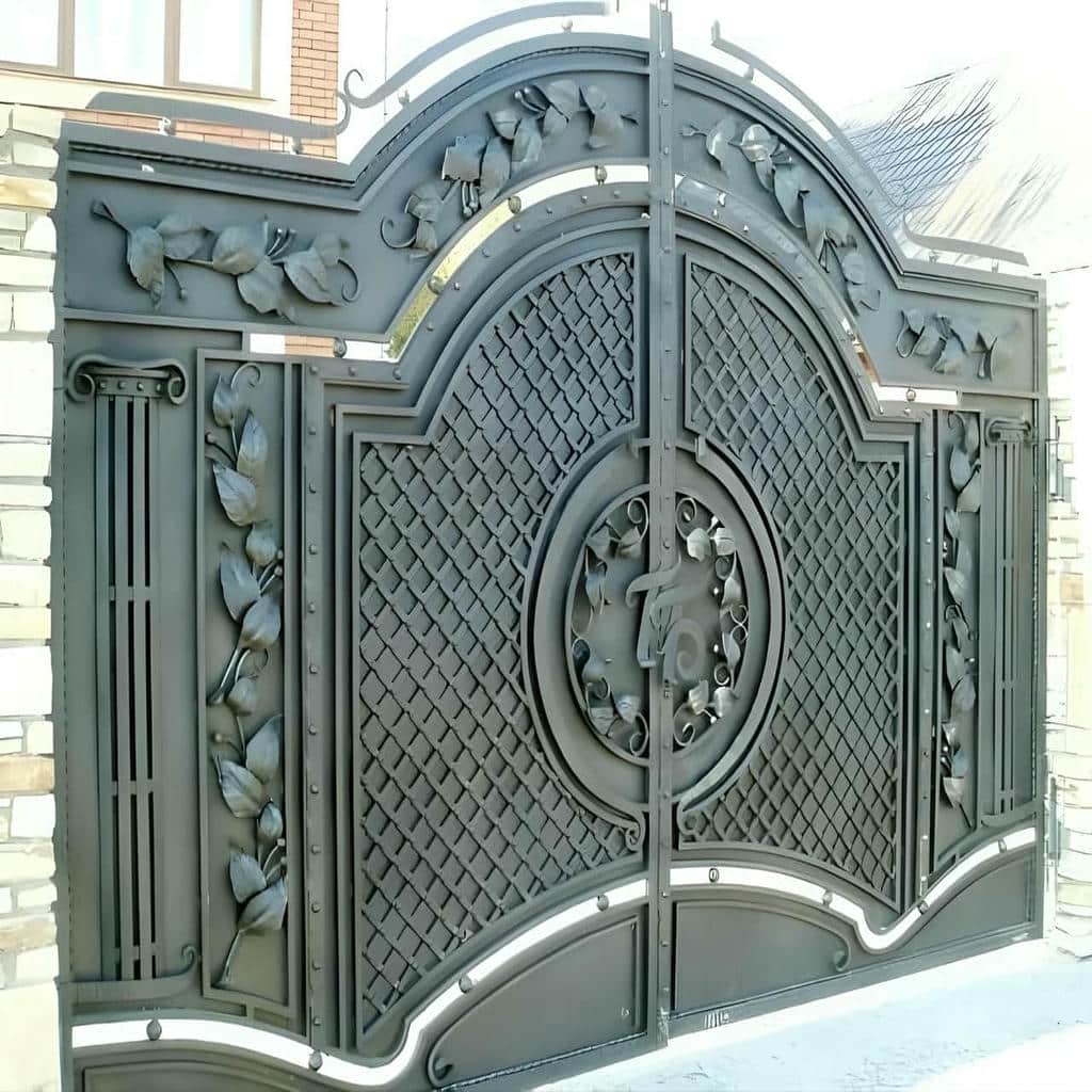 درب دو لنگه سفارشی با ابعاد دقیق دهانه