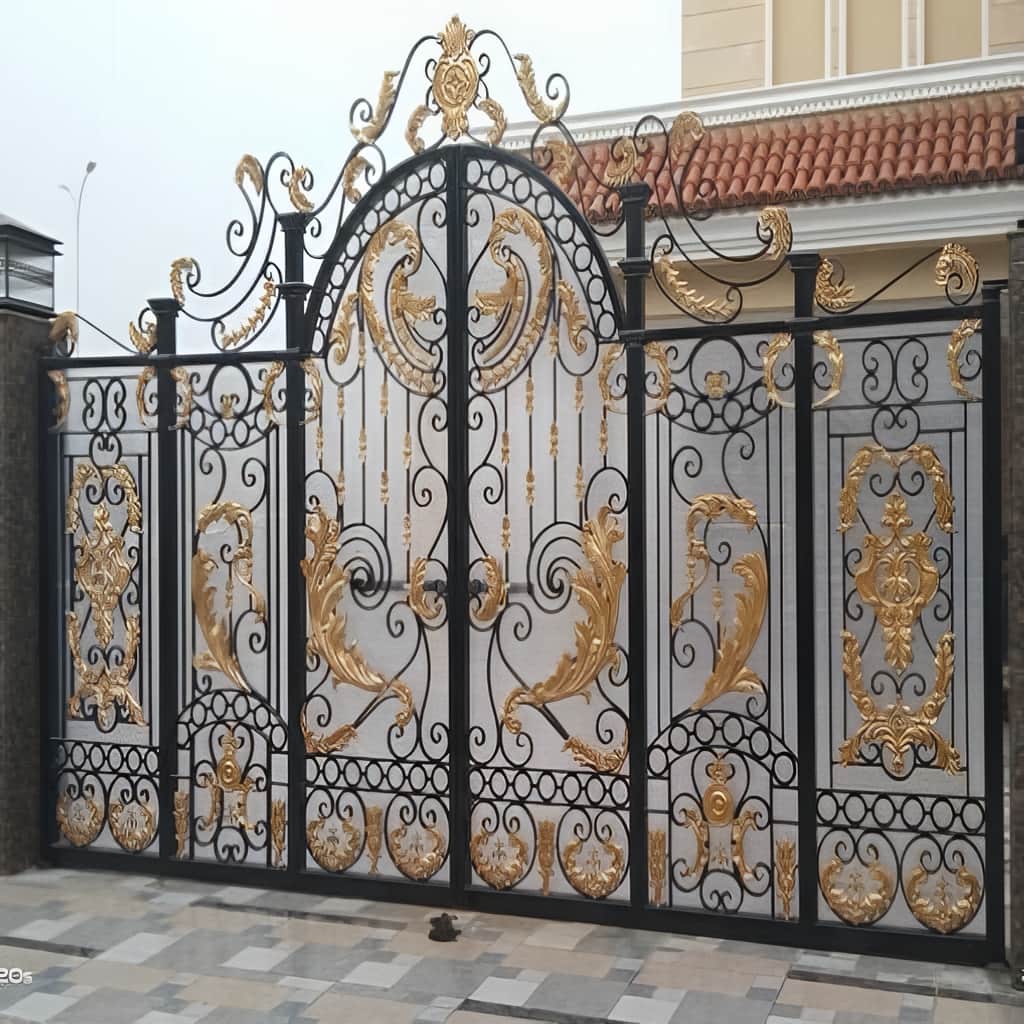 درب آهنی سفارشی با ابعاد دقیق دهانه