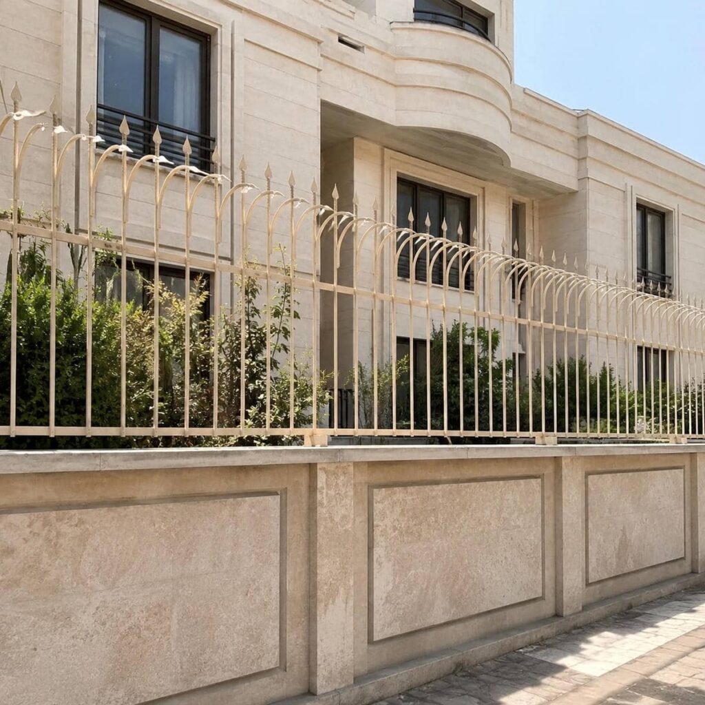 نرده دیوار حیاط آماده نصب تخصصی