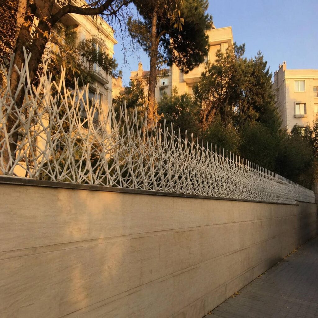حفاظ شاخ گوزنی طرح اف با ارتفاع اختصاصی