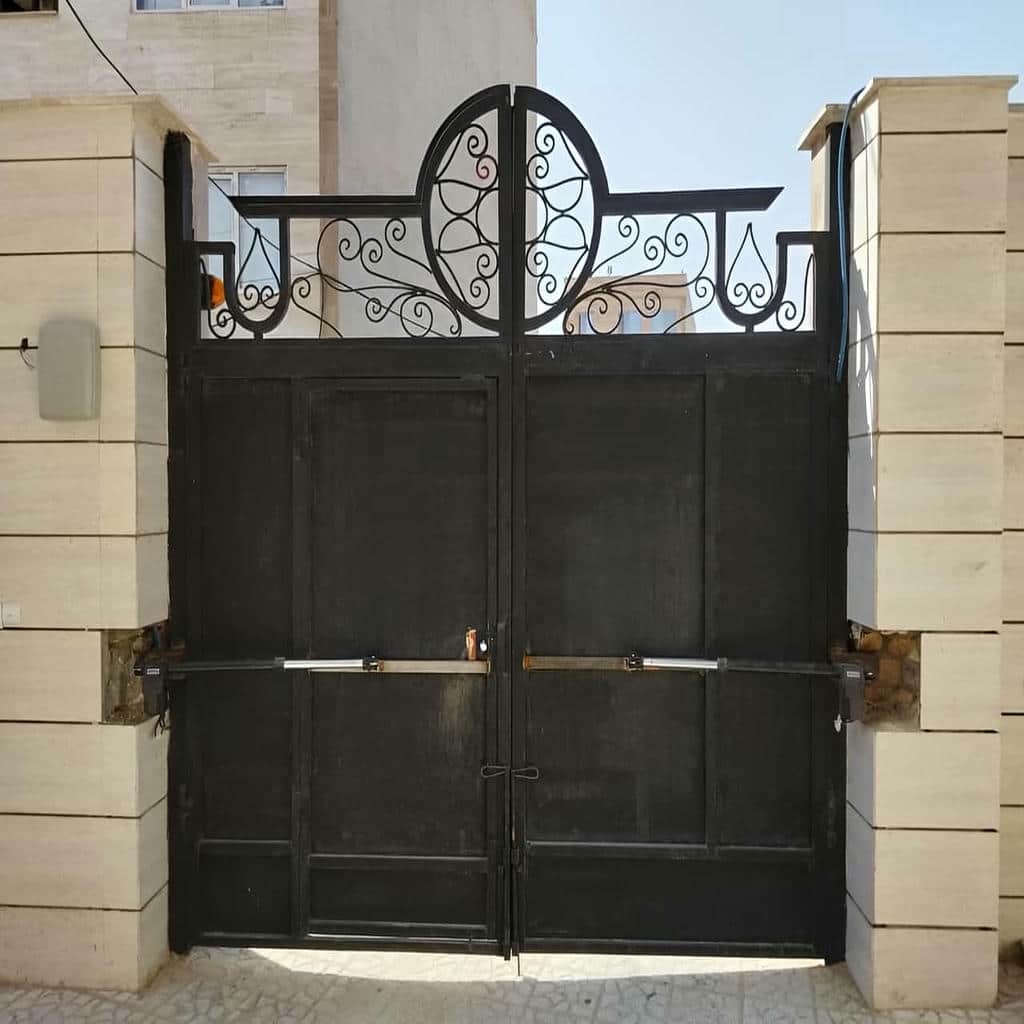 جک درب پارکینگ بازویی دو لنگه در اردبیل