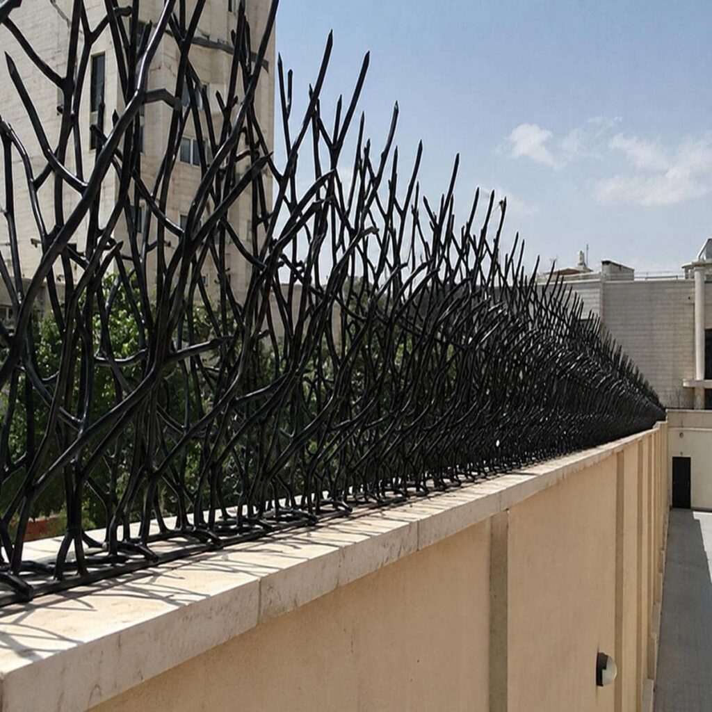 حفاظ دیوار سرنیزه ای فلزی در گرگان
