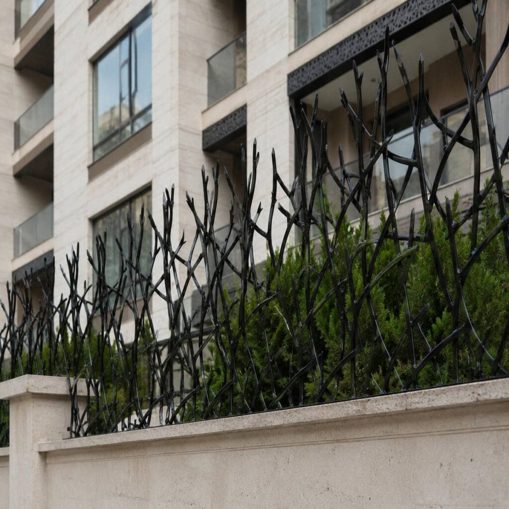 حفاظ دیوار سفارشی برای محوطه پارکینگ
