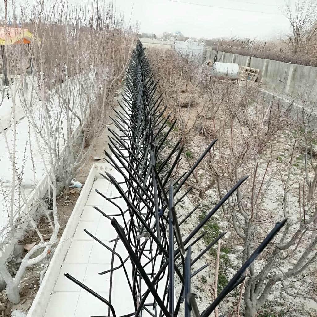 حفاظ دیوار نصب شده کنار ورودی پارکینگ در همدان حفاظ دیوار نصب شده کنار ورودی پارکینگ در همدان