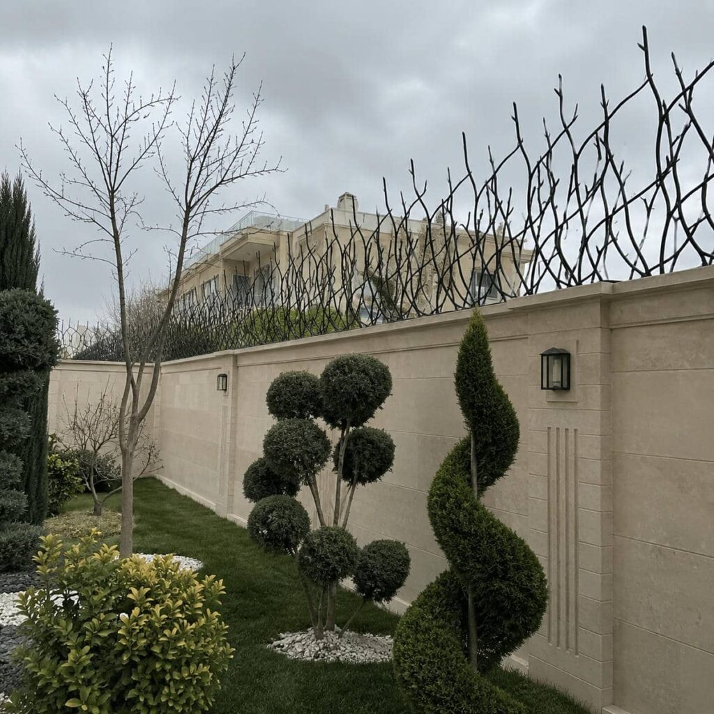 حفاظ شاخ گوزنی در استان زنجان روی دیوار سنگی