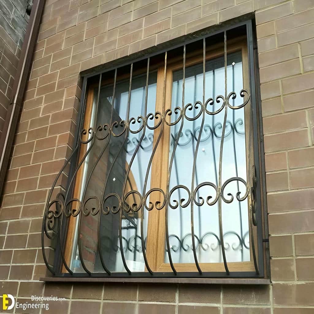 حفاظ پنجره ساده روی دهانه همکف در کرج حفاظ پنجره ساده روی دهانه همکف در کرج