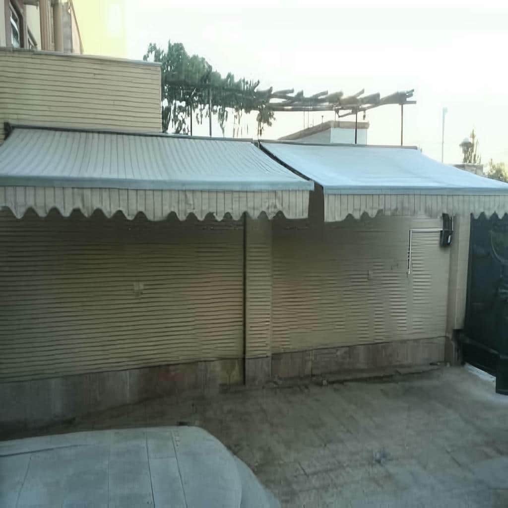 سایبان برقی در بجنورد با پارچه روشن
