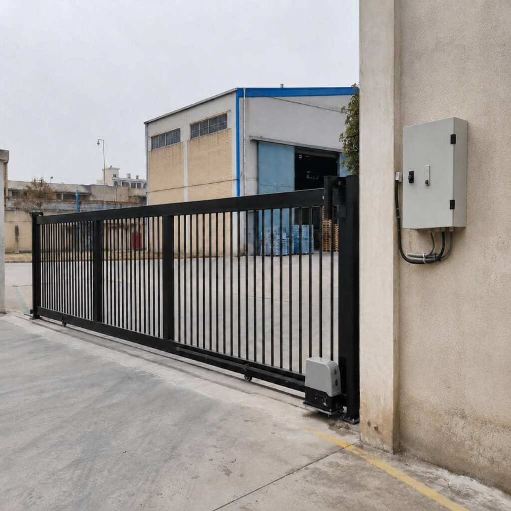 مجموعه جک درب پارکینگ همراه تجهیزات کنترلی