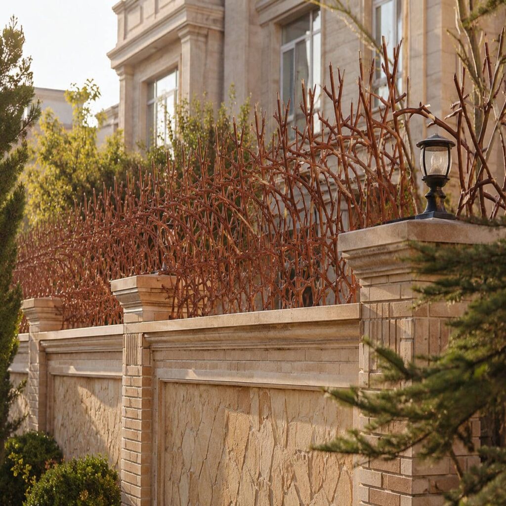 محافظ دیواری برای محوطه باغ در استان خراسان شمالی محافظ دیواری برای محوطه باغ در استان خراسان شمالی
