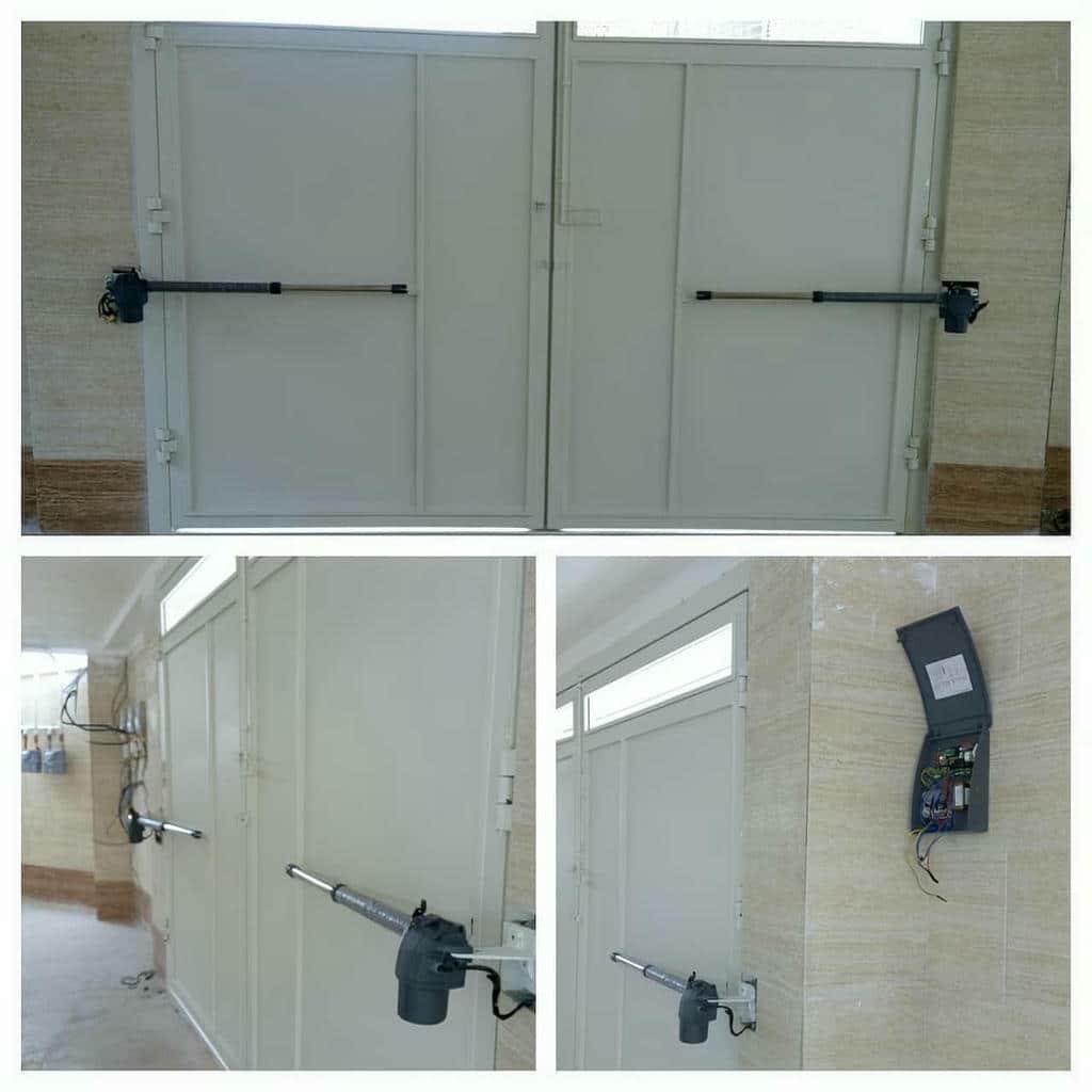 محفظه فرمان مشکی در سایه دیوار حیاط